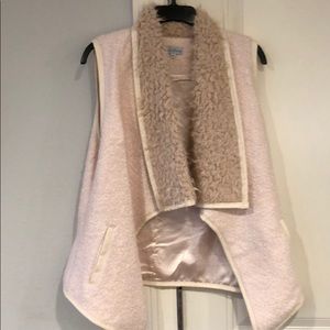 Light pink and ivory vest